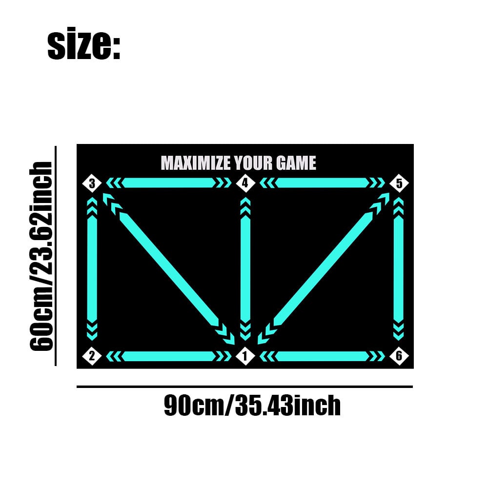 💖💖50% de DESCUENTO ⚽🎯Tapete de entrenamiento de fútbol antideslizante y silencioso para todos los niveles.