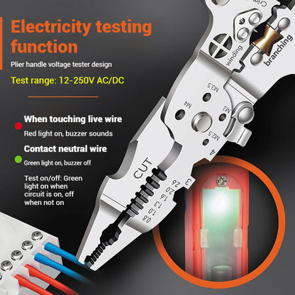 🔥👑Pinzas de prueba multifuncionales, plegables, con mango bicolor, antideslizante, prácticas y fáciles de usar.✨